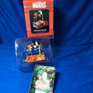 Enesco Treasure whole grain Wheaties Christmas Swishes tree ornament 3”x2”
